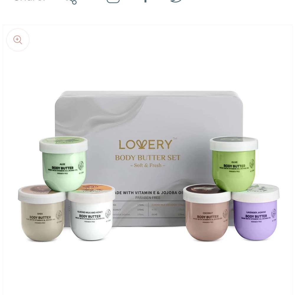 Lovery Body Butter Set - brand new, never used